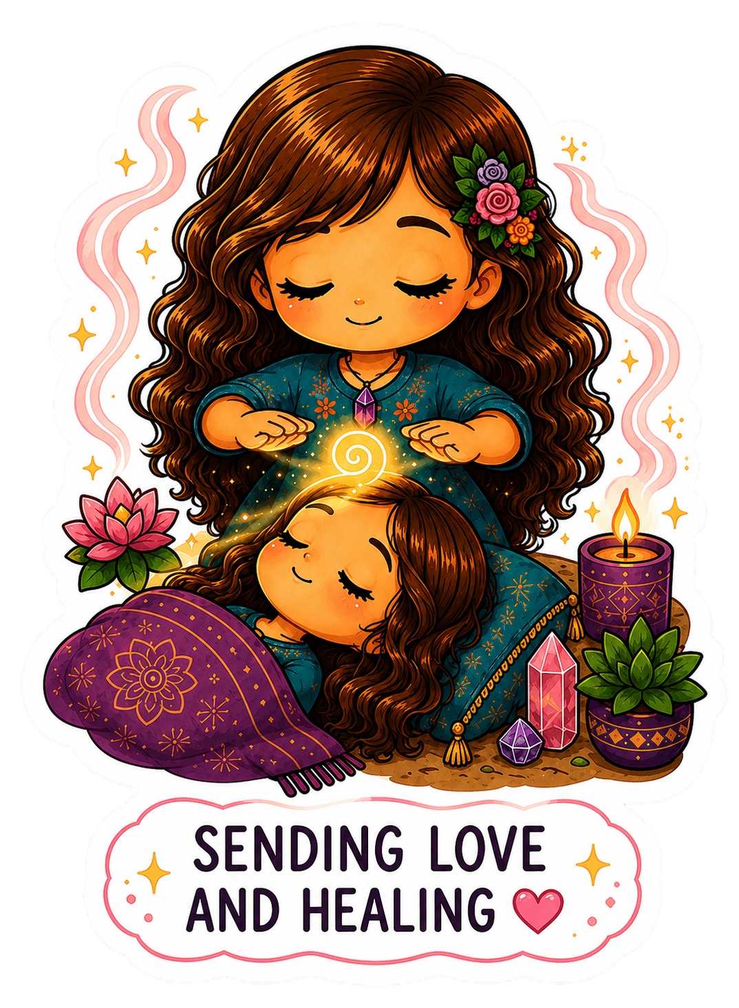 Sending Love & Healing Tee