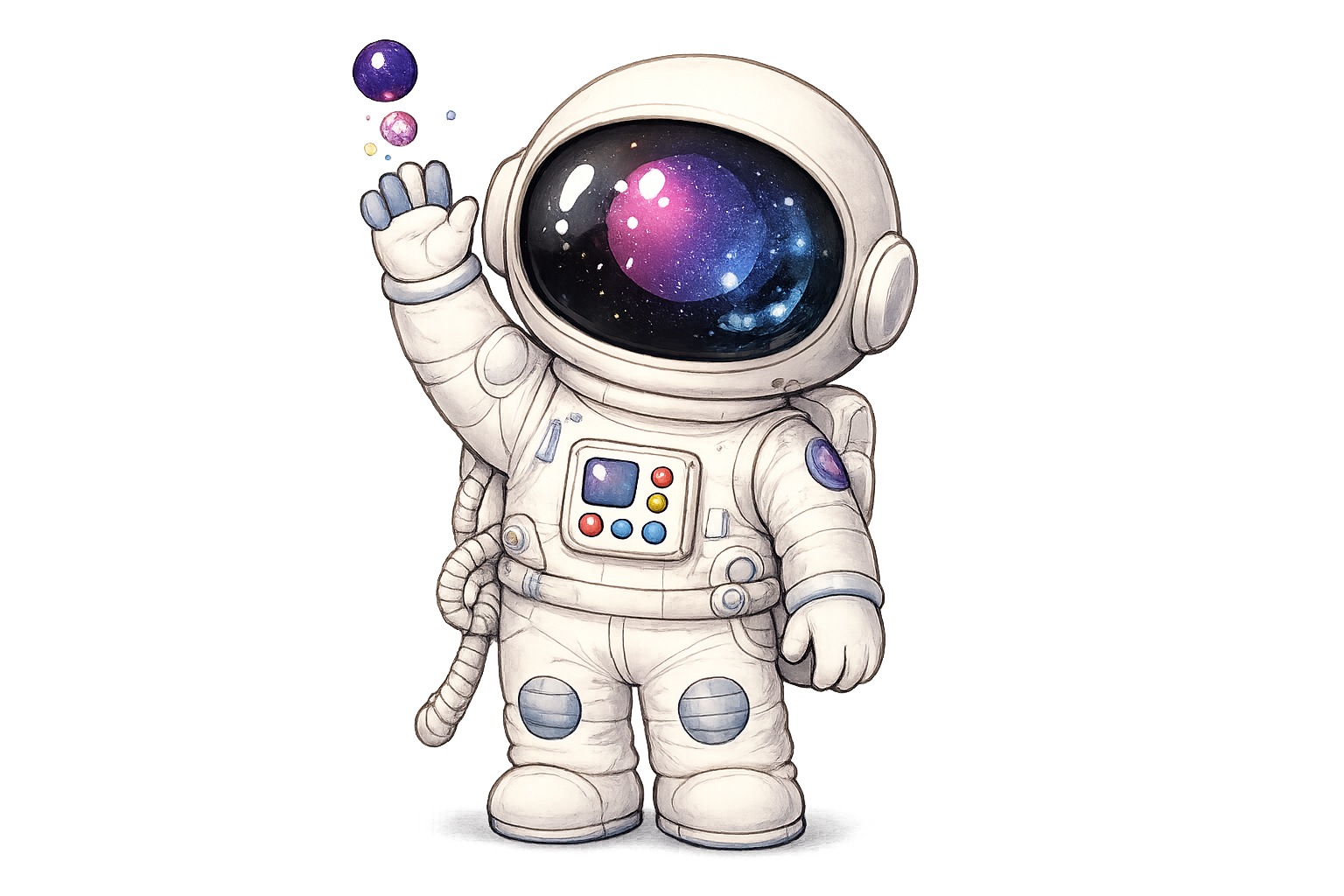 Hello From Space Tee