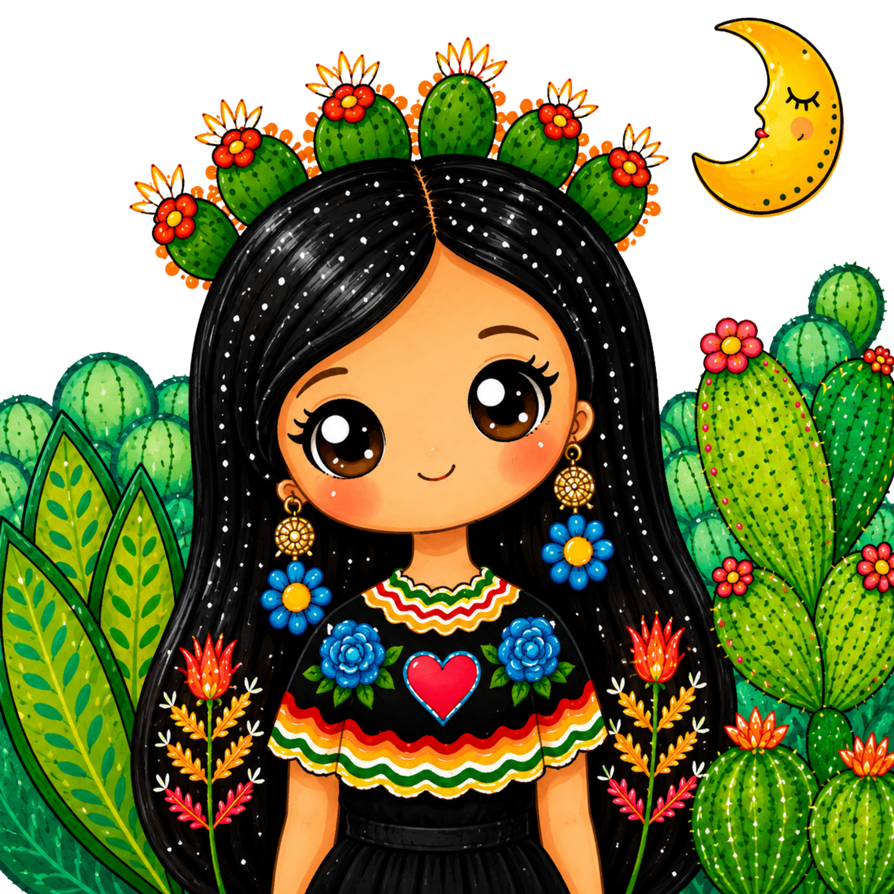 Dessert Moon Girl Tee