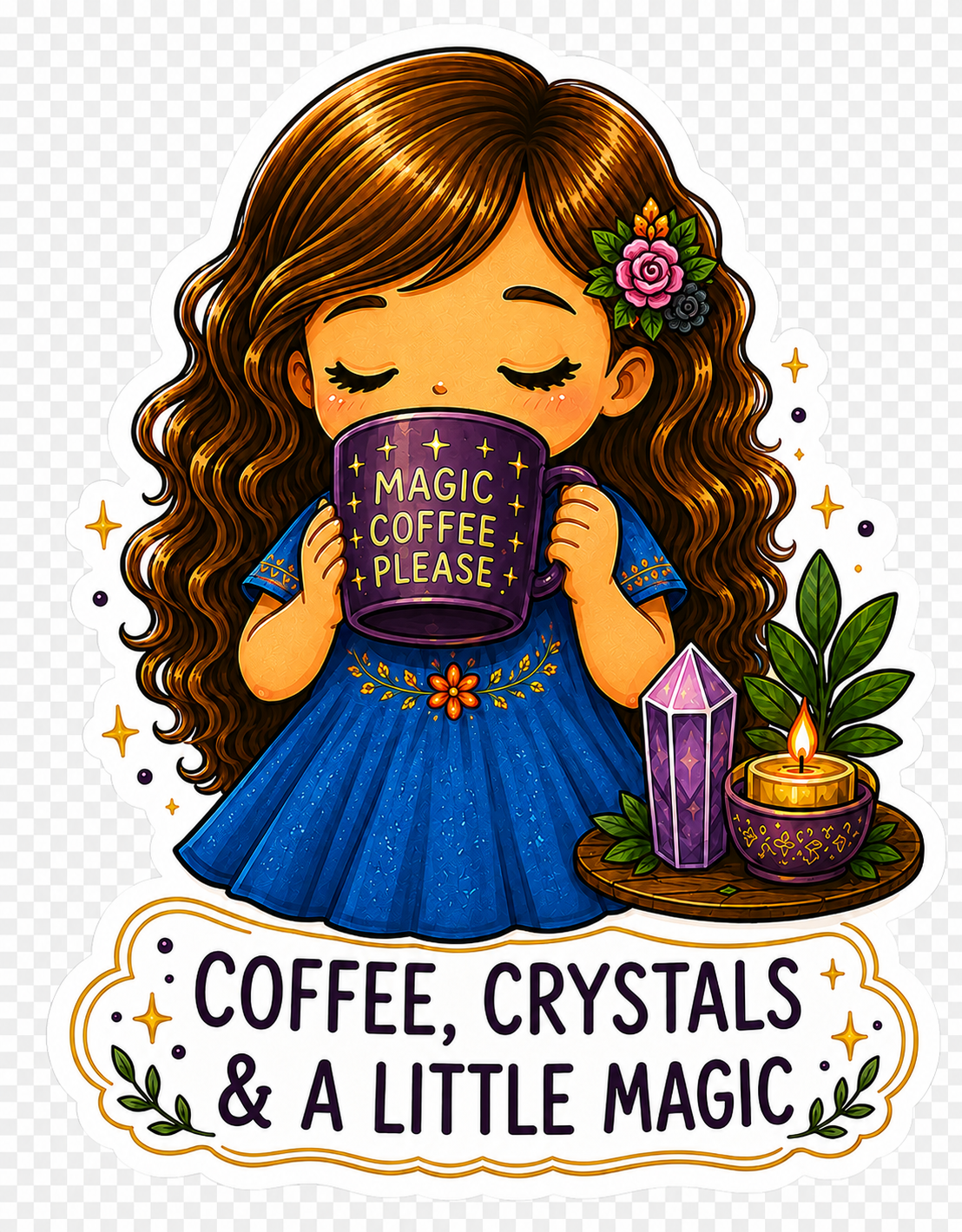 Coffee Crystals & Little Magic Tee