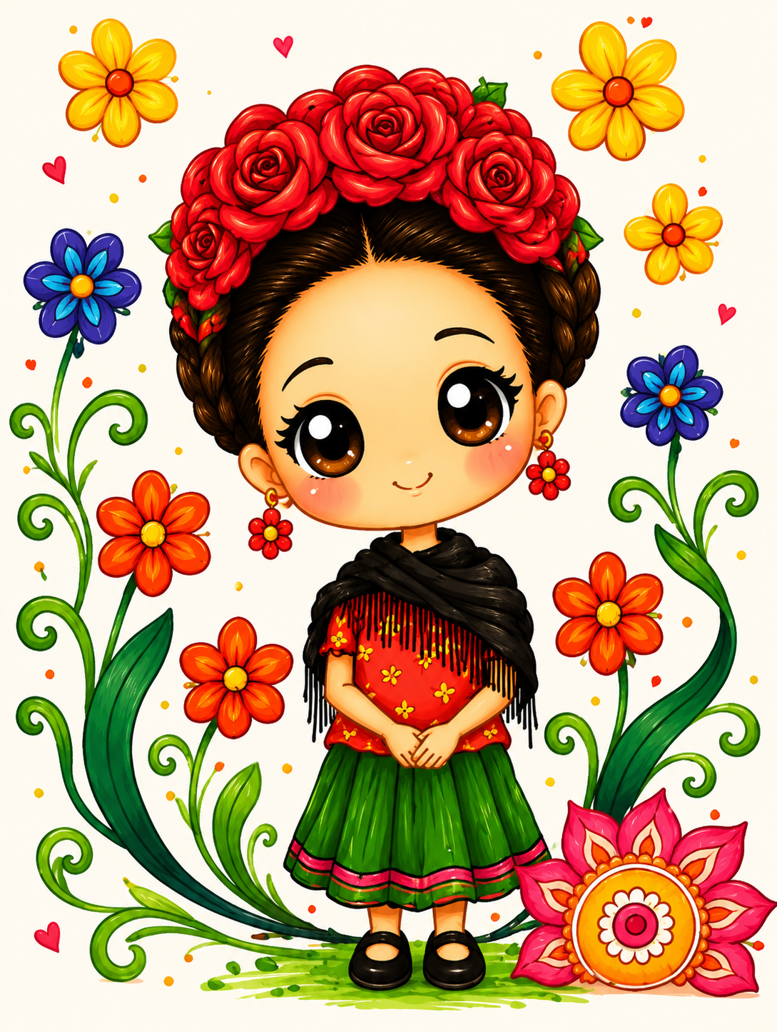 Frida in Bloom Tee