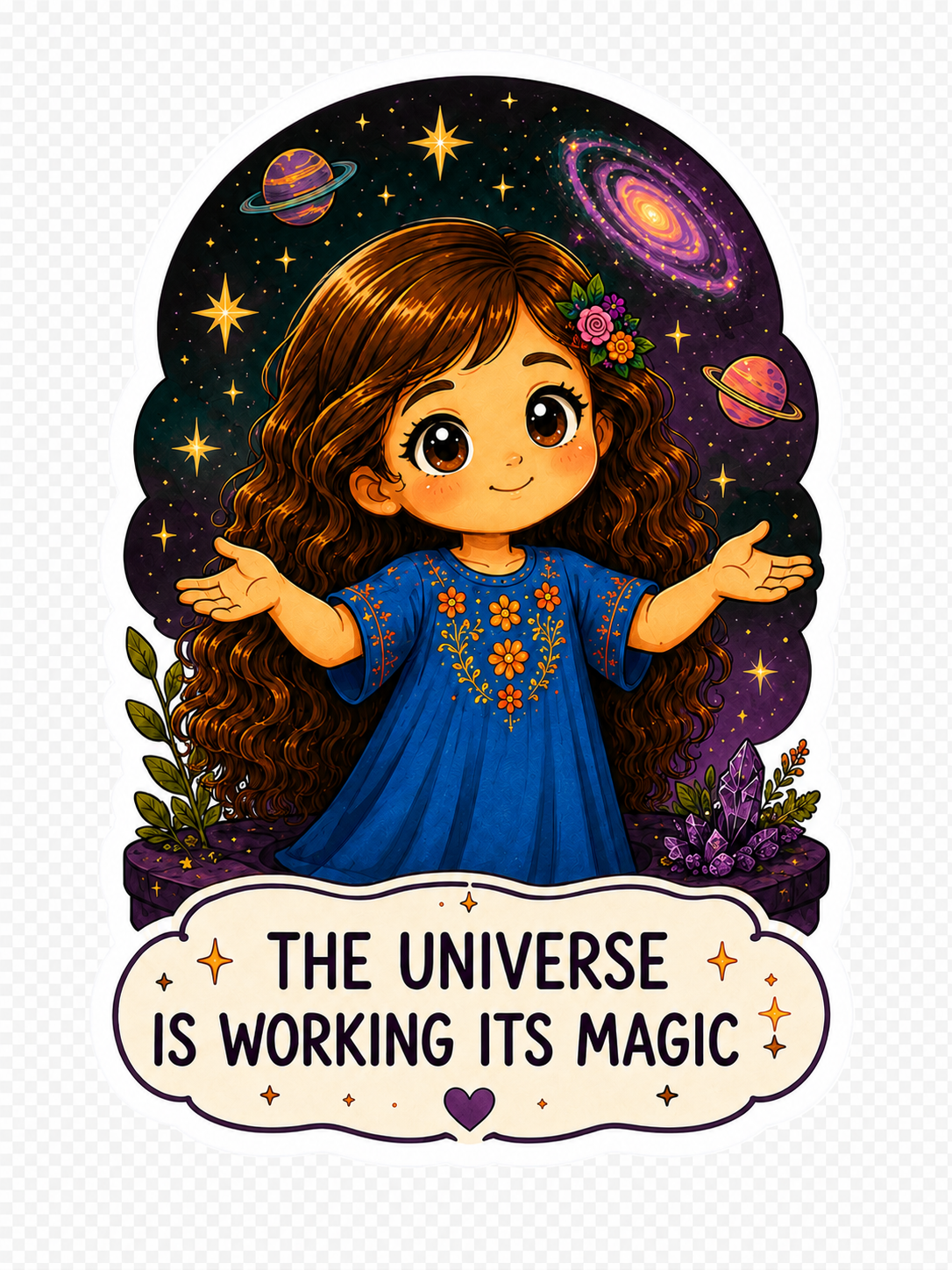 The Universe Is Working It's Magic Tee