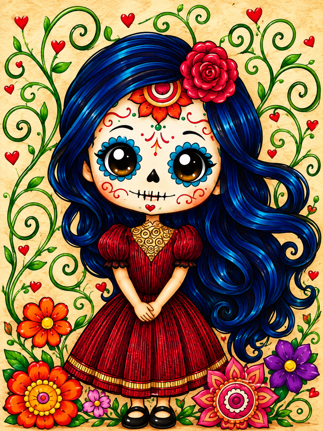 Skull Girl Tee