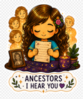 Ancestors I Hear You (Letter) Tee