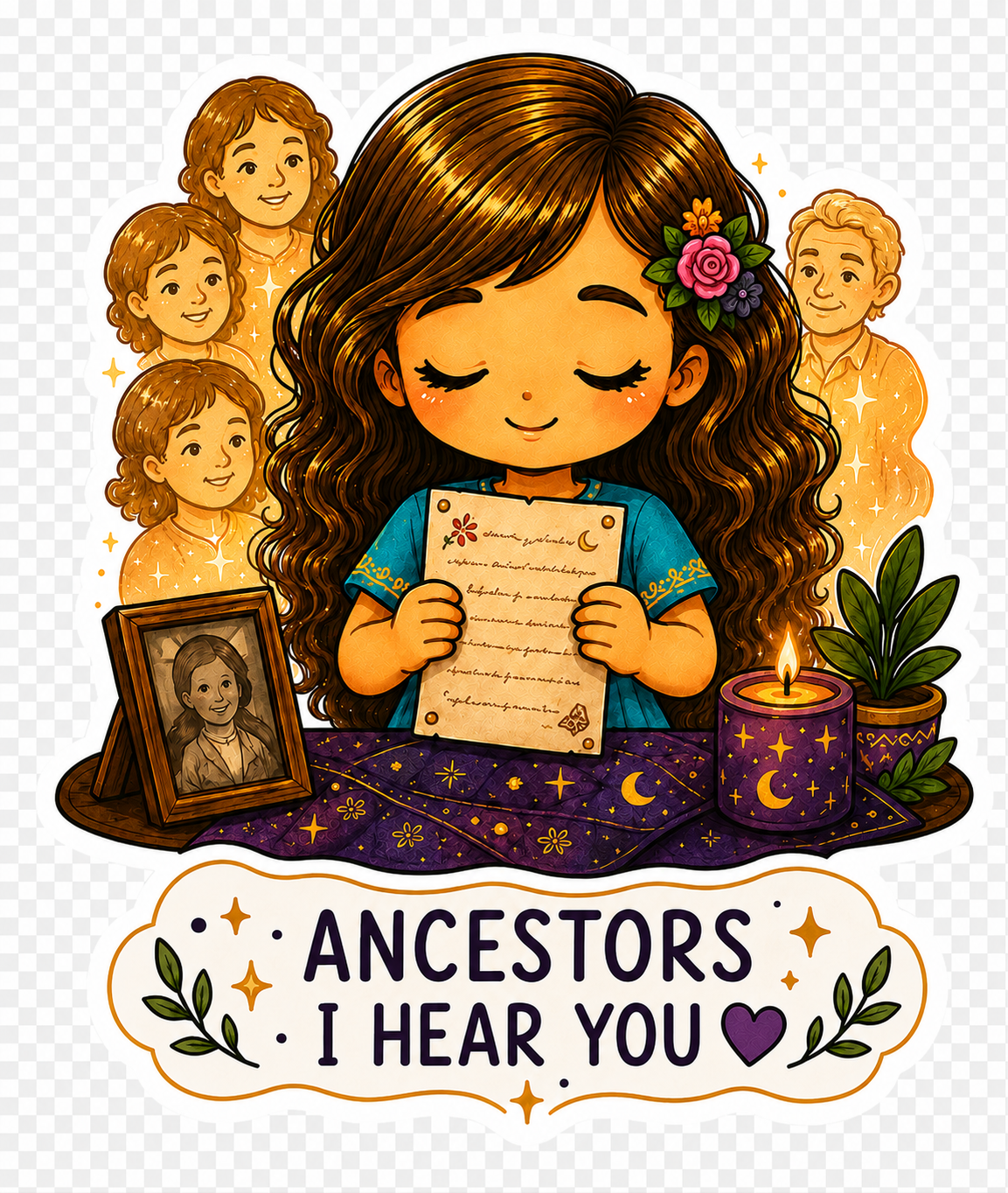 Ancestors I Hear You (Letter) Tee