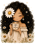 Coffee & Daisies Tee