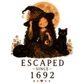 Witchy Escaped 1692 Tee